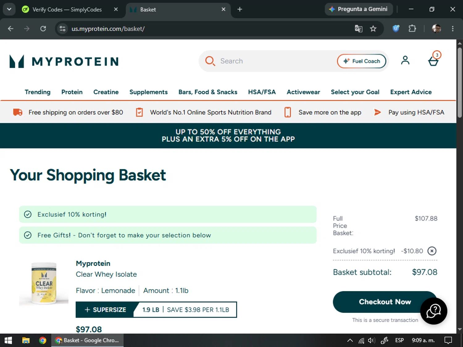 Myprotein AU coupon code tested July 2026 – Coupons Scout