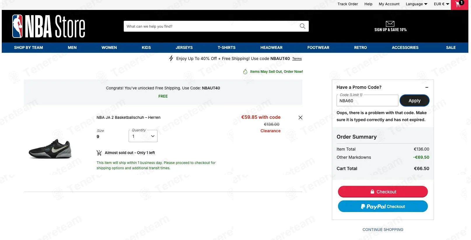 NBA Store coupon code tested September 2026 – Coupons Scout
