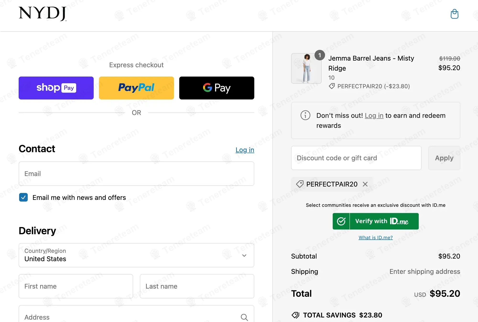 NYDJ coupon code tested July 2026 – Coupons Scout