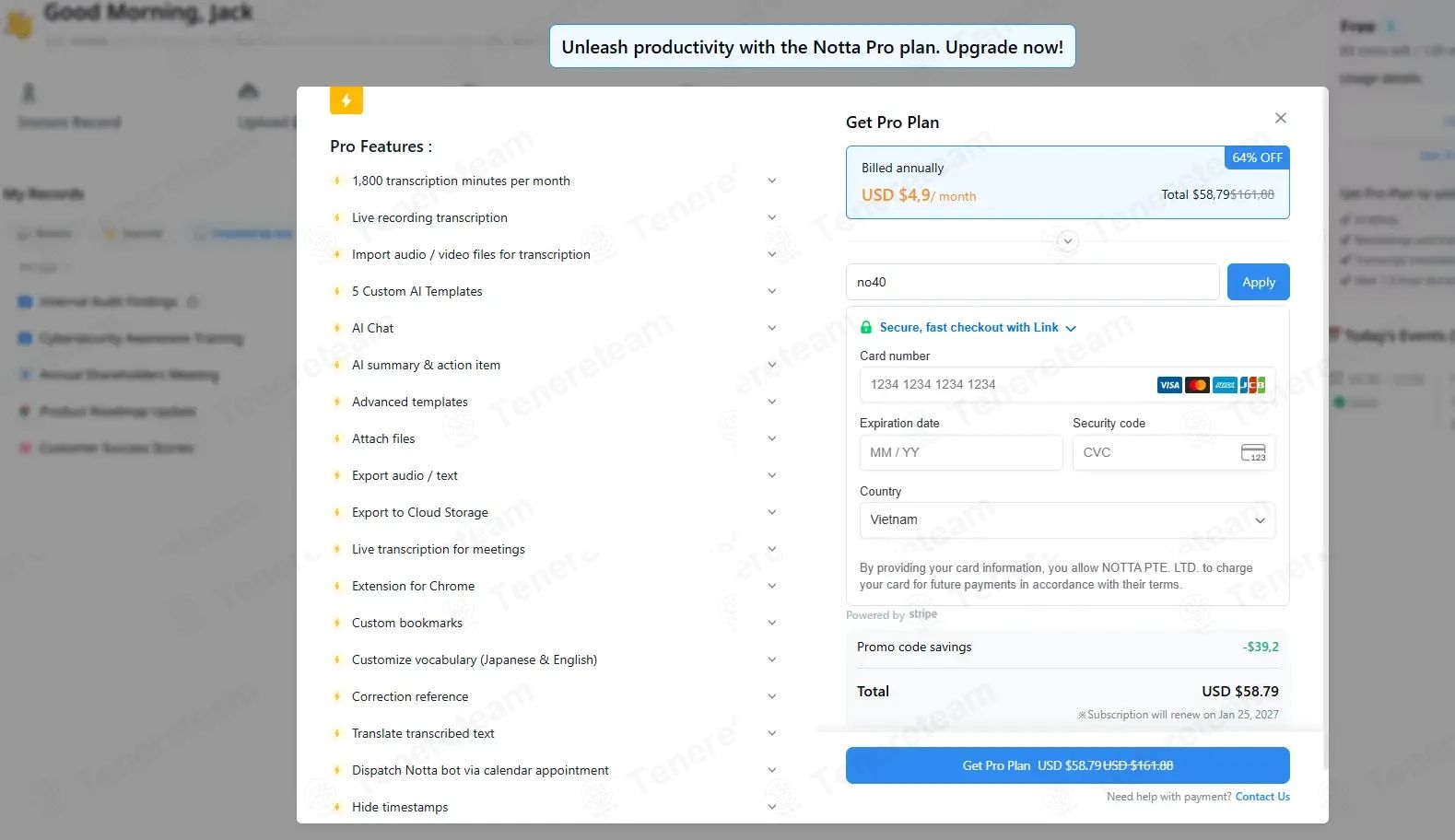 Notta AI coupon code tested September 2026 – Coupons Scout