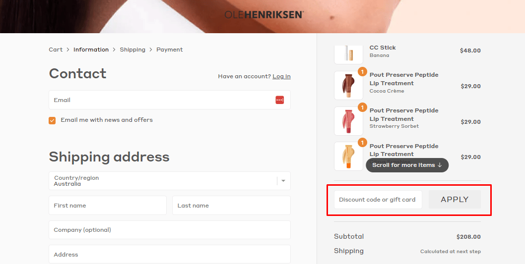 Ole Henriksen coupon code tested July 2026 – Coupons Scout