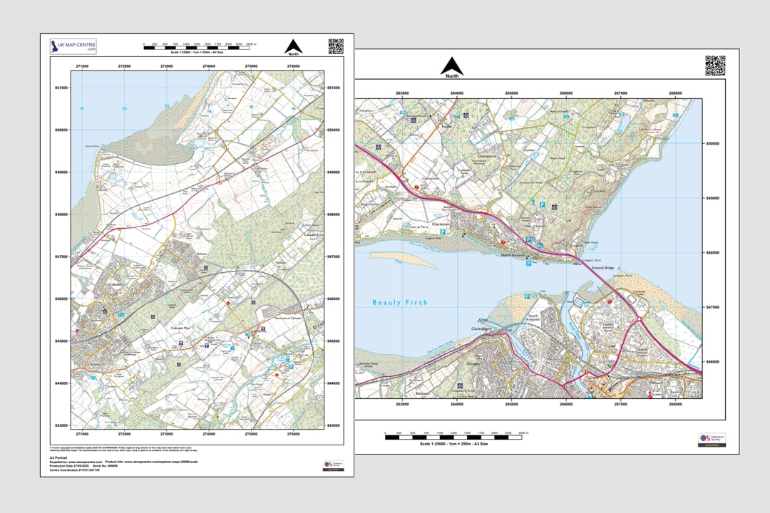 Ordnance Survey Explorer 1:25,000 scale topographic map showing detailed UK countryside terrain features