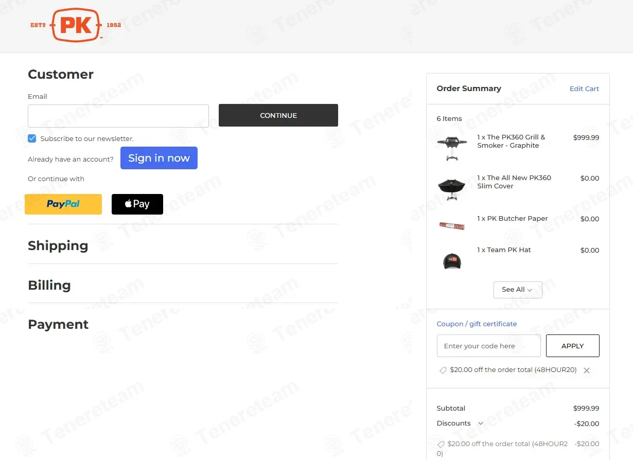 PK Grills coupon code tested July 2026 – Coupons Scout
