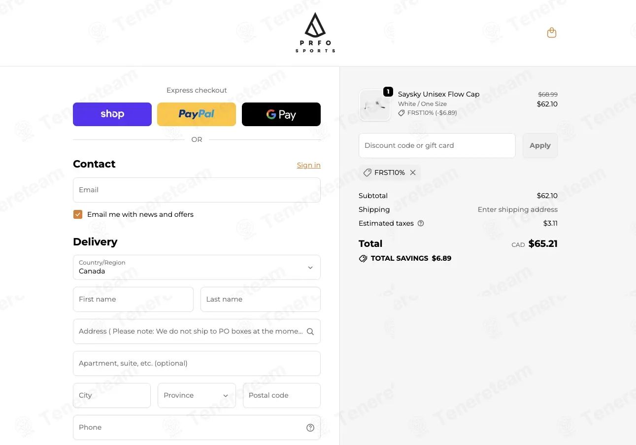 PRFO Sports coupon code tested July 2026 – Coupons Scout