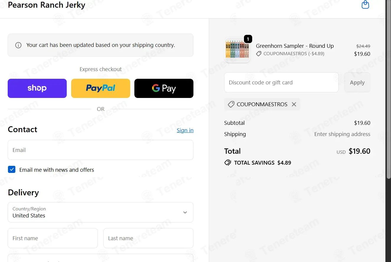 PearsonRanChjerky coupon code tested July 2026 – Coupons Scout