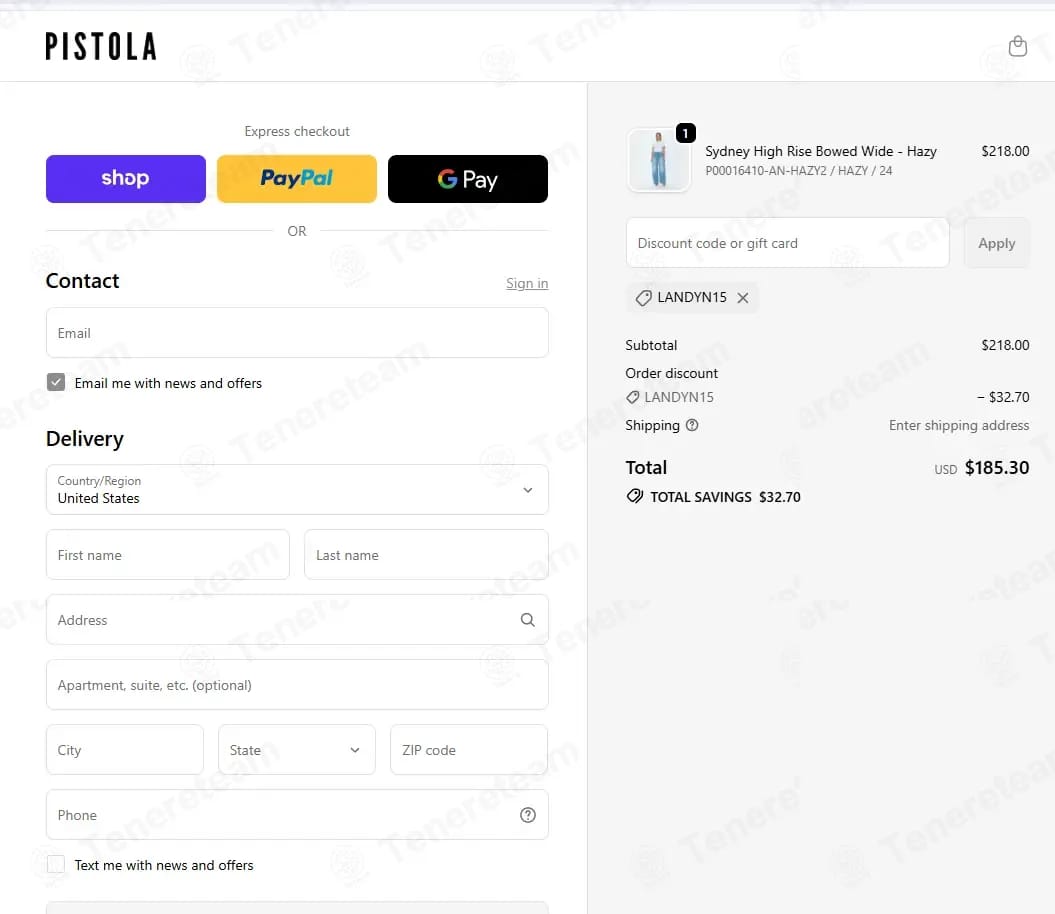 Pistola Denim coupon code tested September 2026 – Coupons Scout