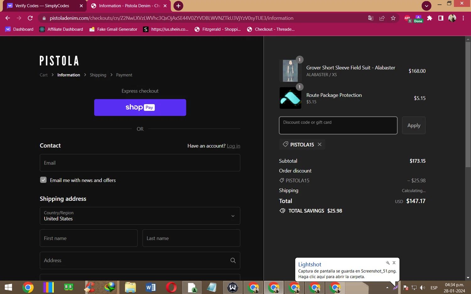Pistola Denim coupon code tested September 2026 – Coupons Scout