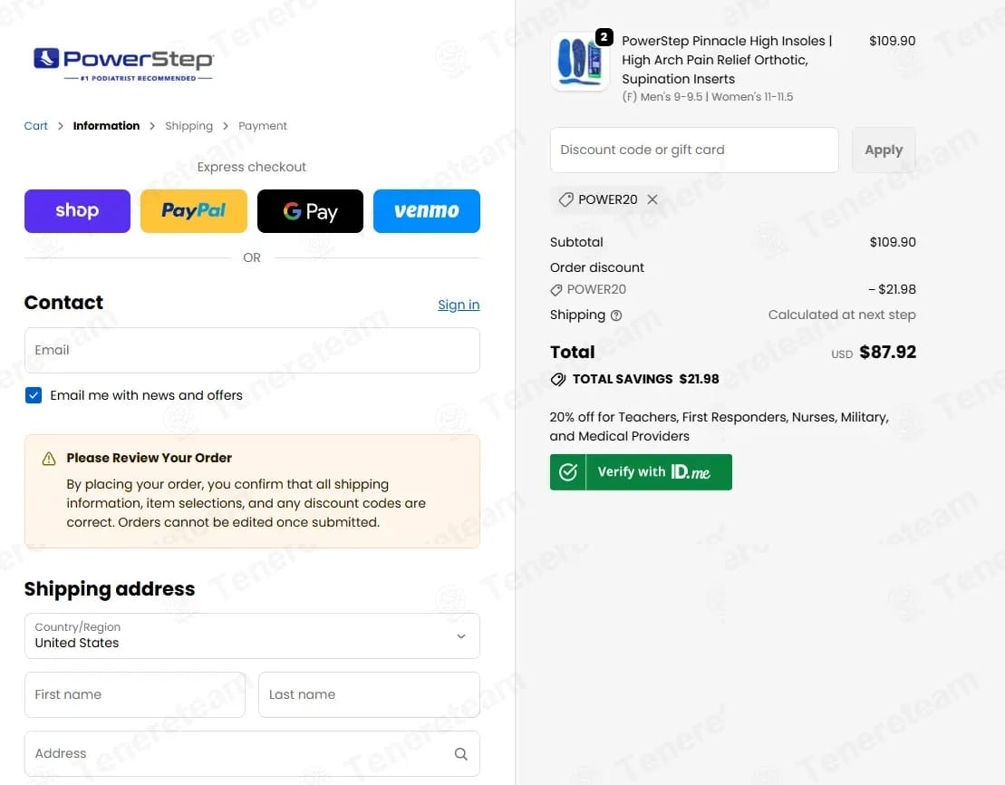 PowerStep coupon code tested July 2026 – Coupons Scout