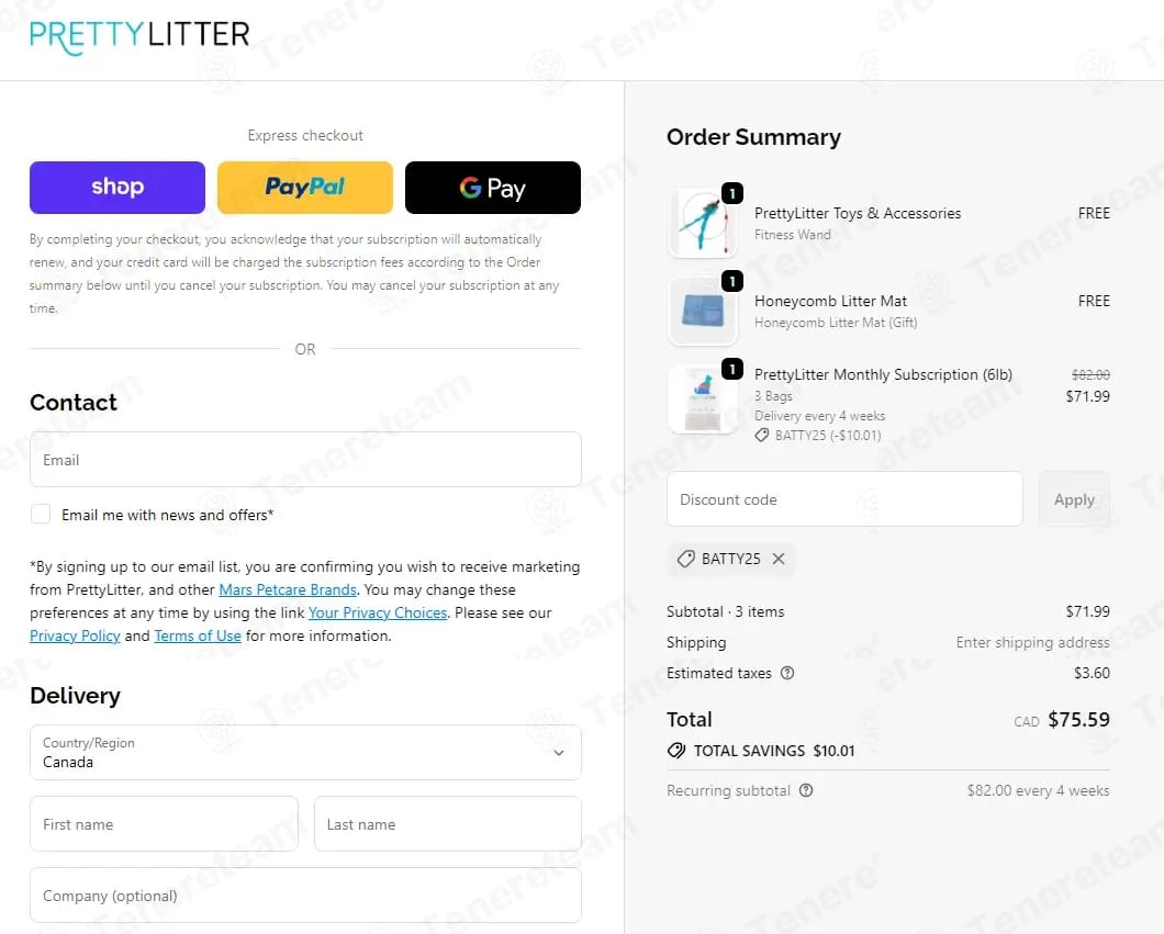Pretty Litter coupon code tested August 2026 – Coupons Scout