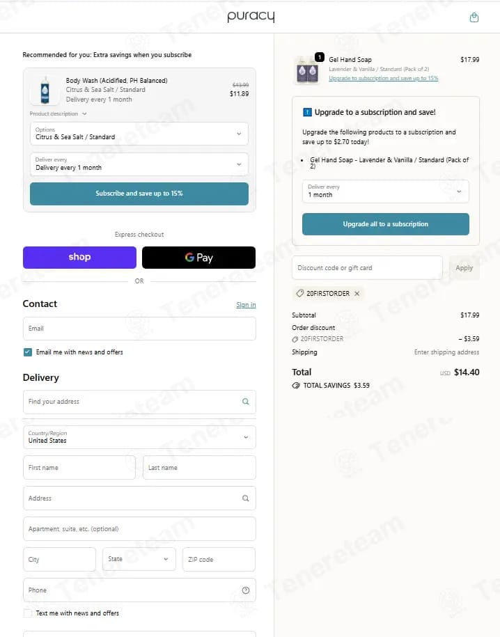 Puracy coupon code tested July 2026 – Coupons Scout