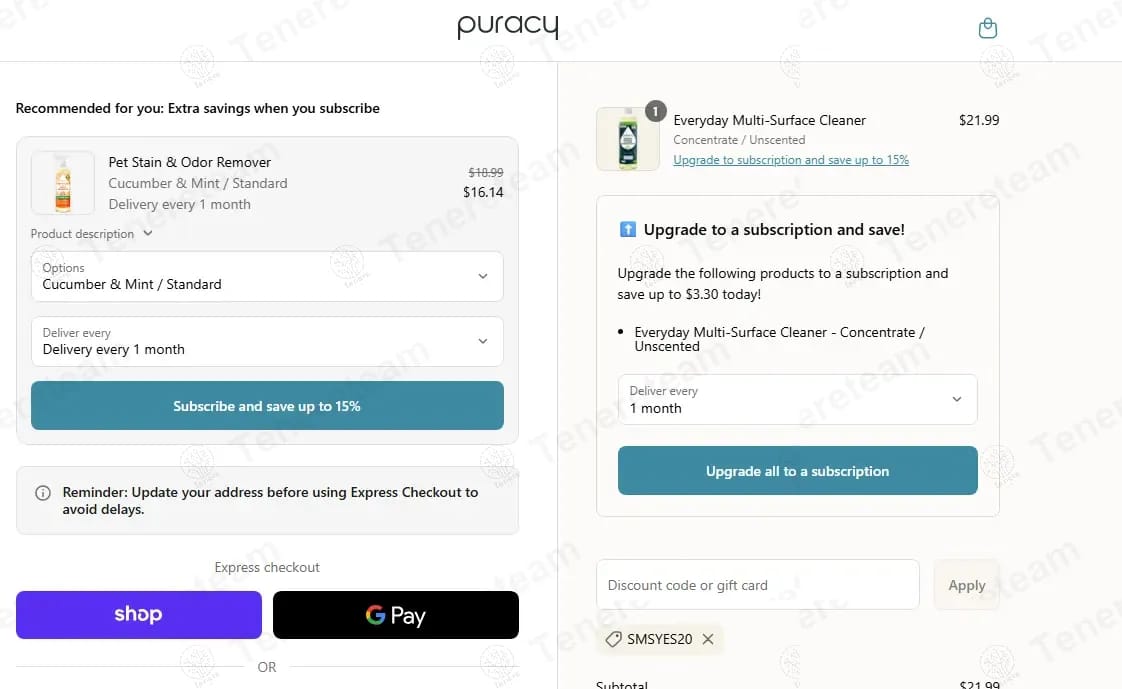 Puracy coupon code tested July 2026 – Coupons Scout