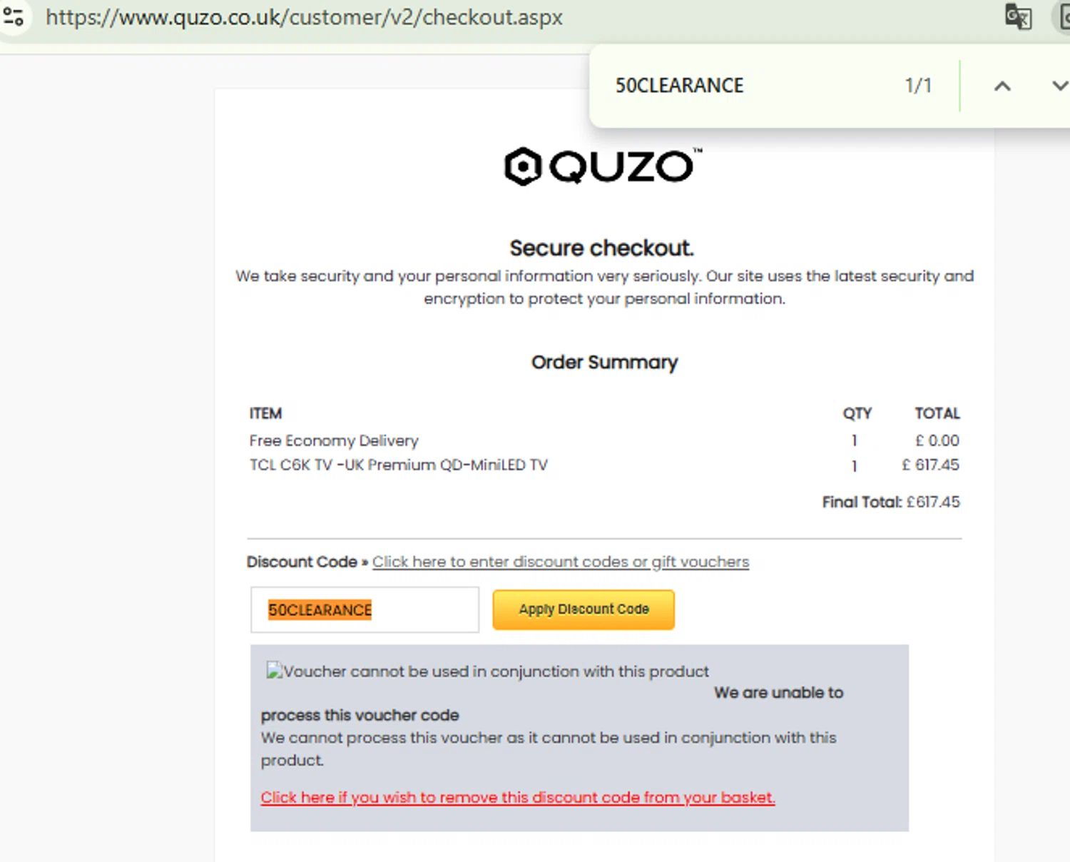 Quzo coupon code tested July 2026 – Coupons Scout