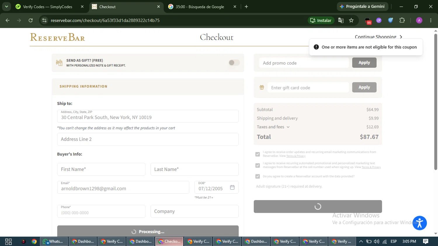ReserveBar coupon code tested July 2026 – Coupons Scout