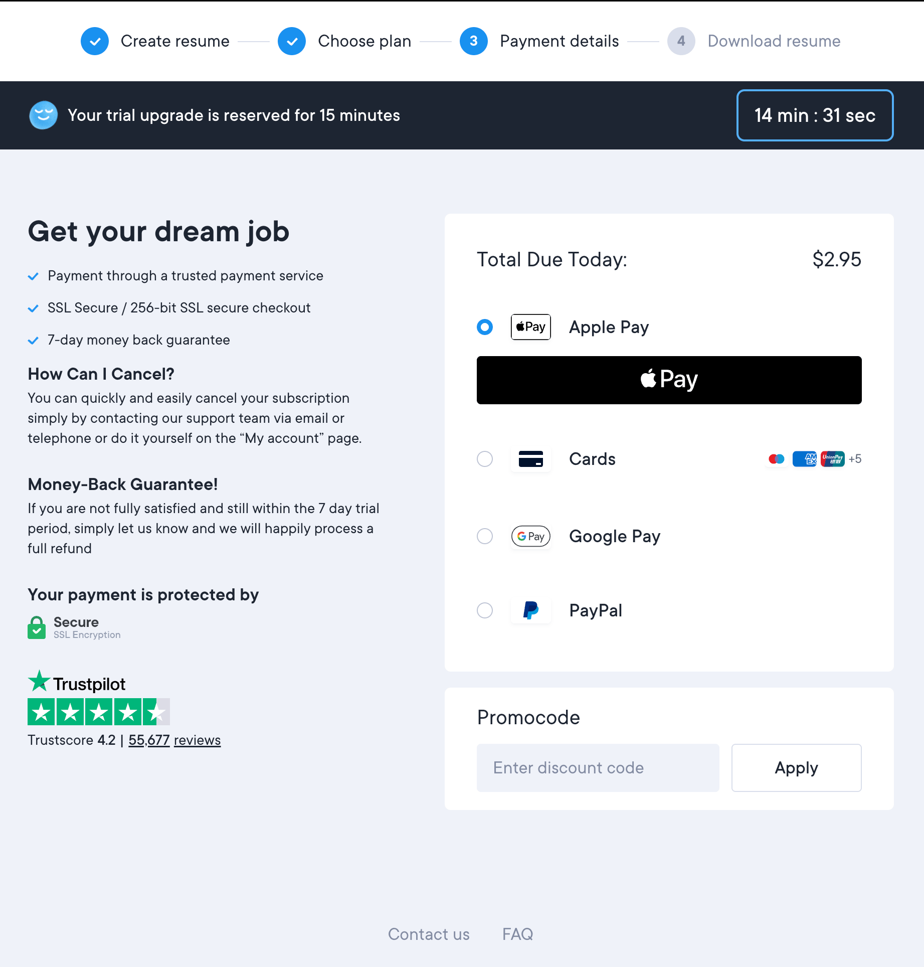 Resume.io official product September 2026