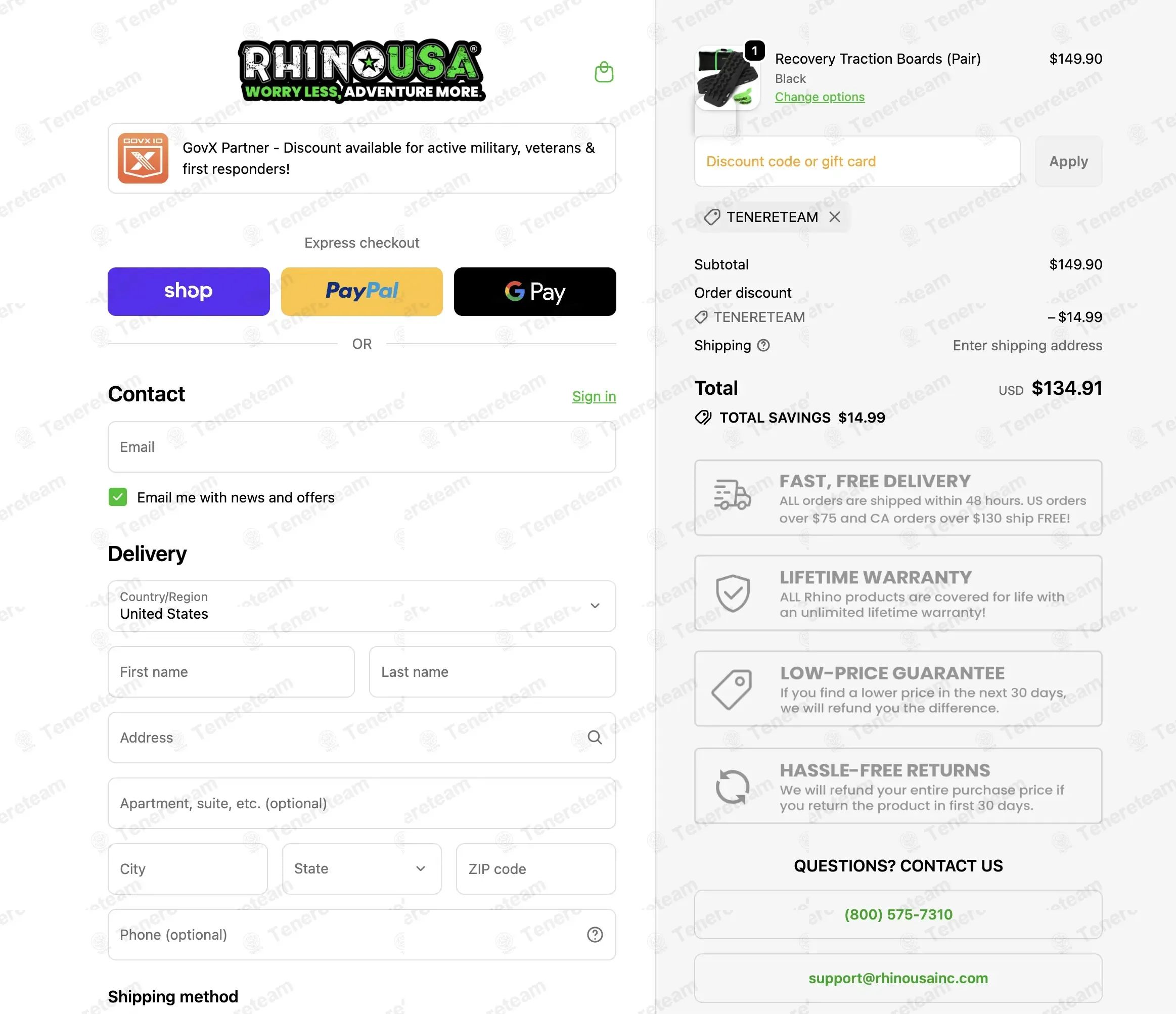 Rhino USA coupon code tested July 2026 – Coupons Scout