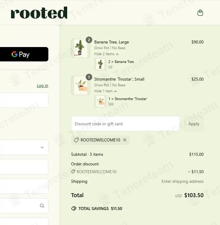 Rooted In coupon code tested September 2026 – Coupons Scout