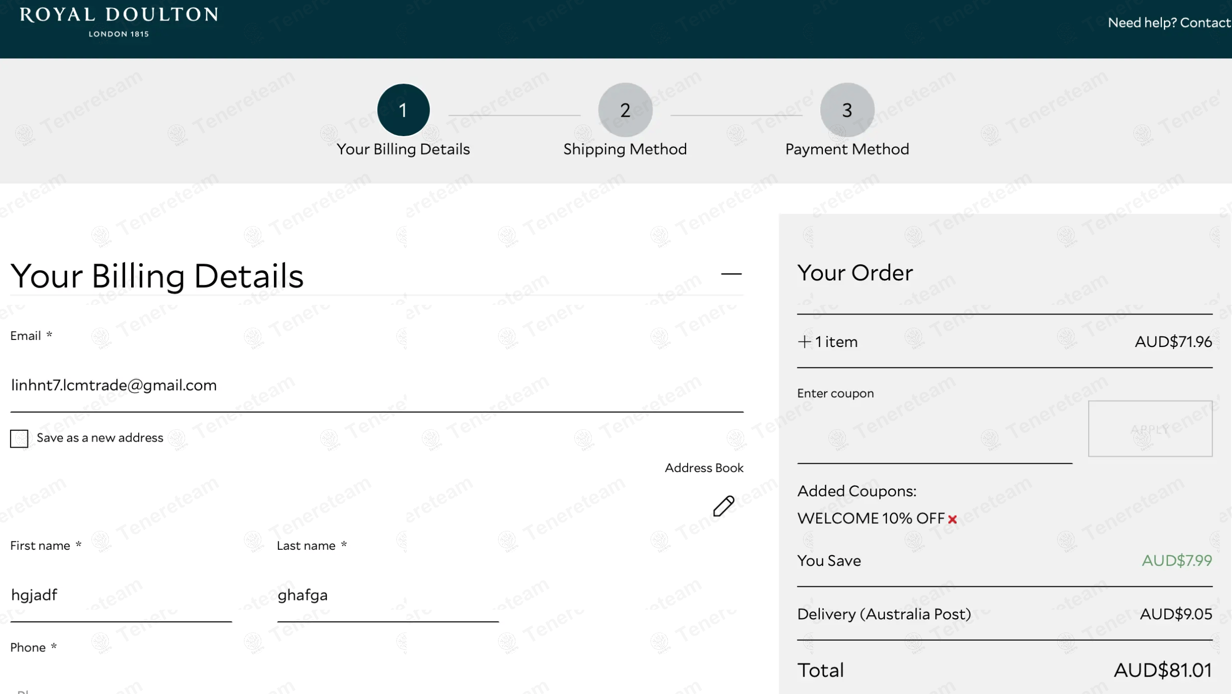 Royal Doulton CA coupon code tested July 2026 – Coupons Scout