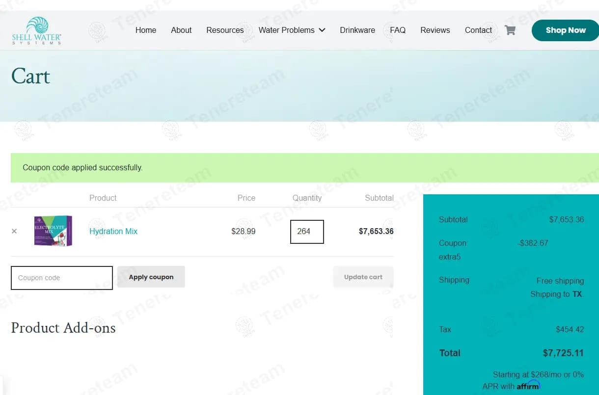ShellWaterSystems coupon code tested July 2026 – Coupons Scout