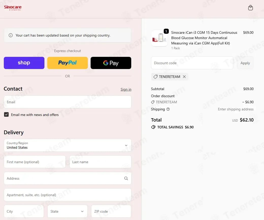 SinoCare coupon code tested July 2026 – Coupons Scout