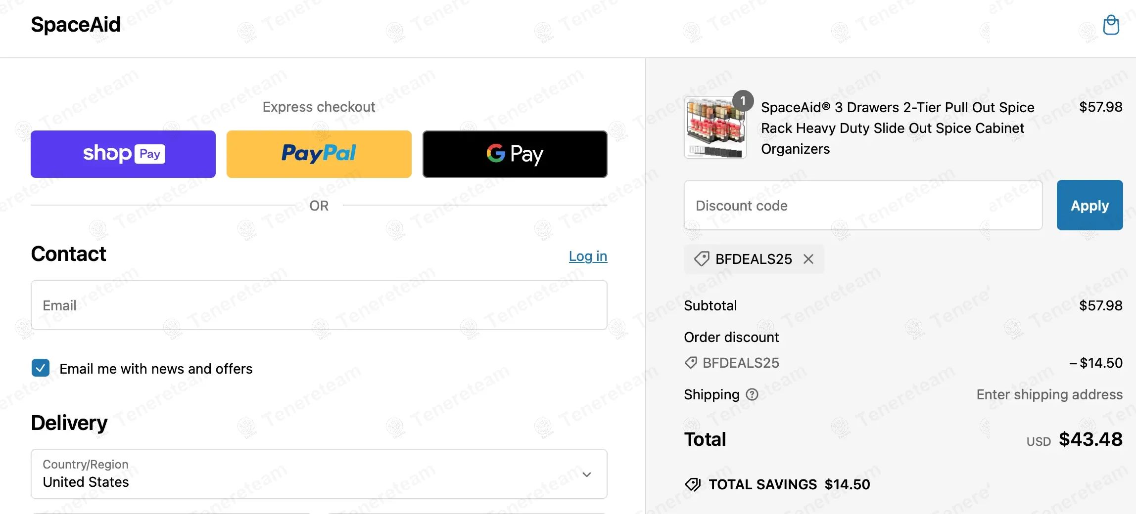 SpaceAid coupon code tested July 2026 – Coupons Scout
