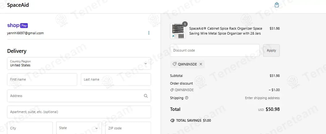SpaceAid coupon code tested July 2026 – Coupons Scout