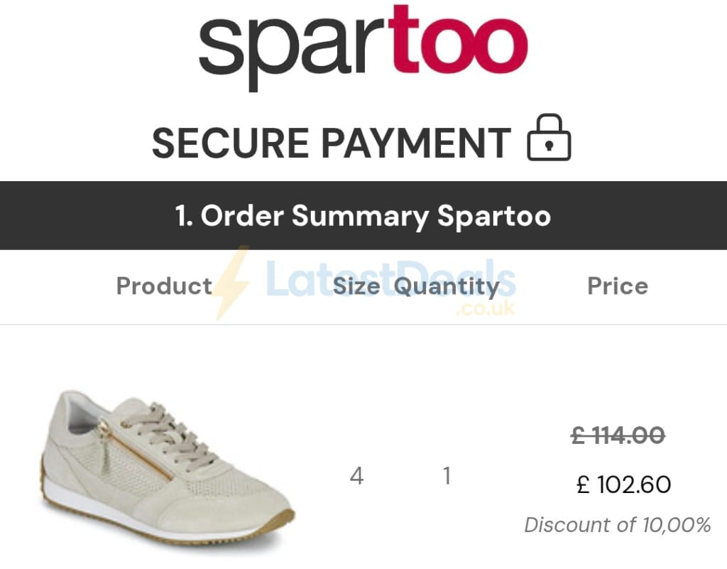Spartoo.co.uk coupon code tested July 2026 – Coupons Scout