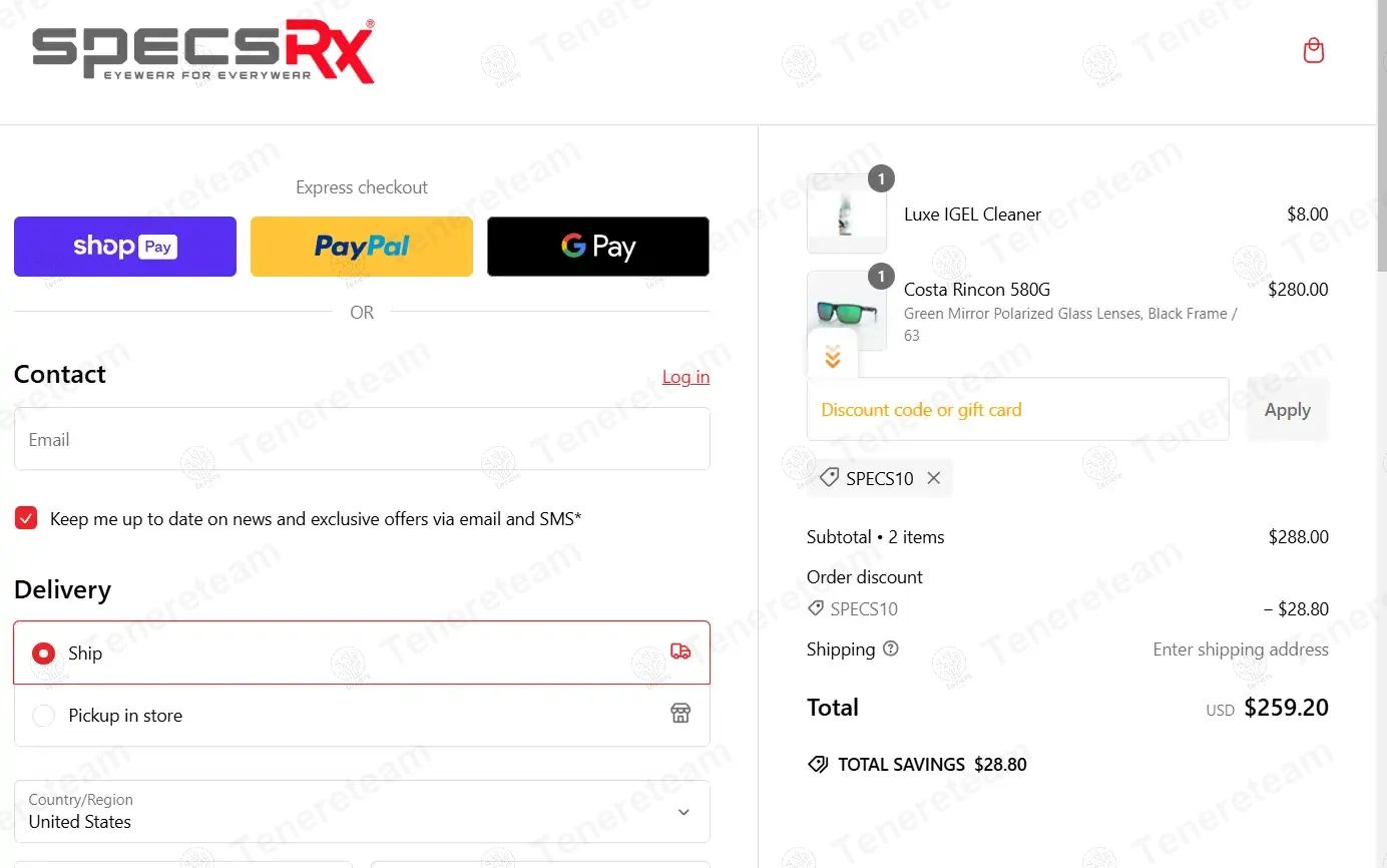 Specsbylux coupon code tested September 2026 – Coupons Scout