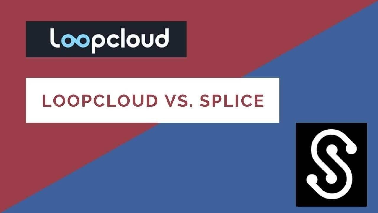Loopcloud vs Splice sample library comparison showing feature differences for music producers in 2026