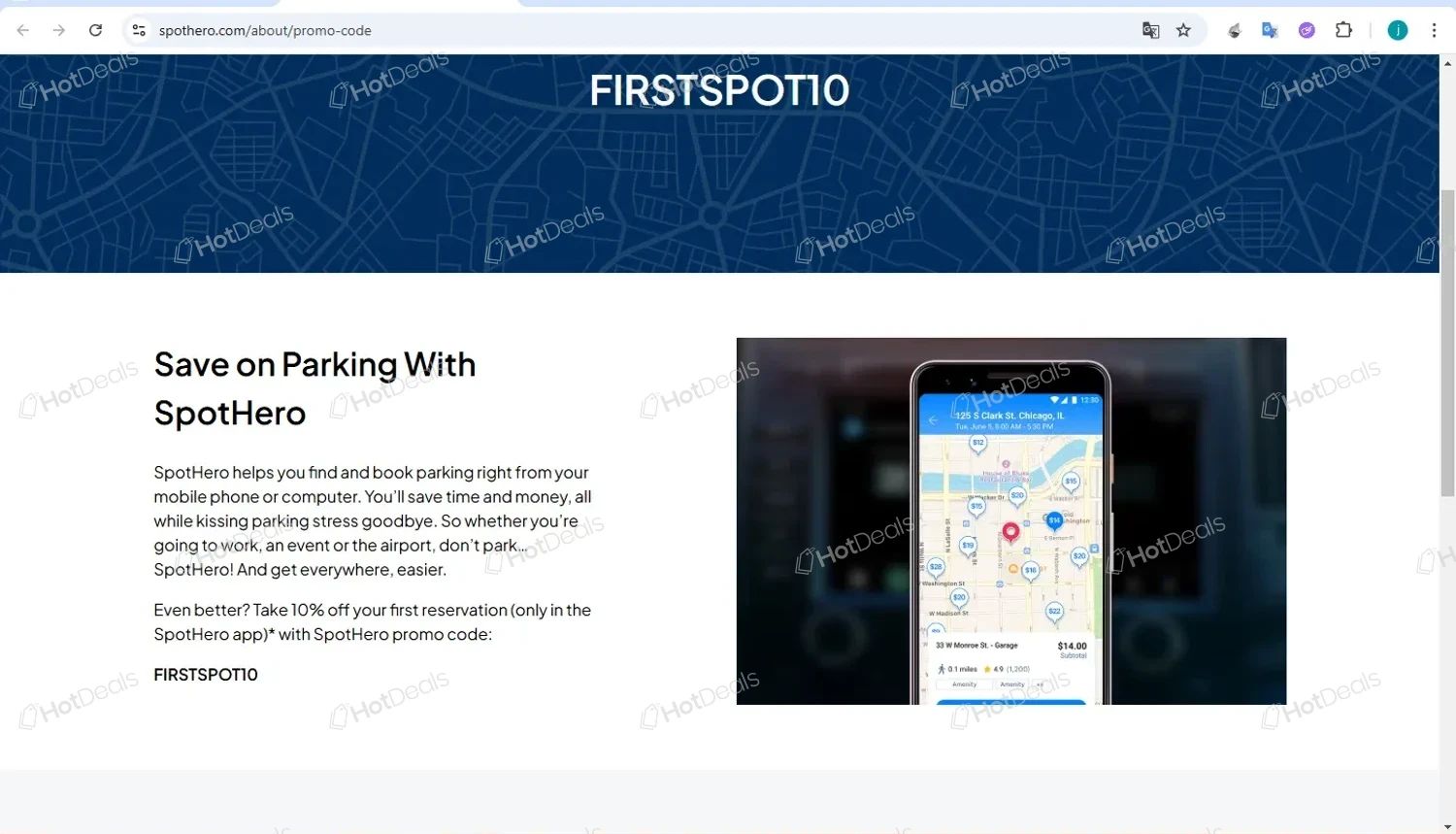 SpotHero coupon code tested September 2026 – Coupons Scout