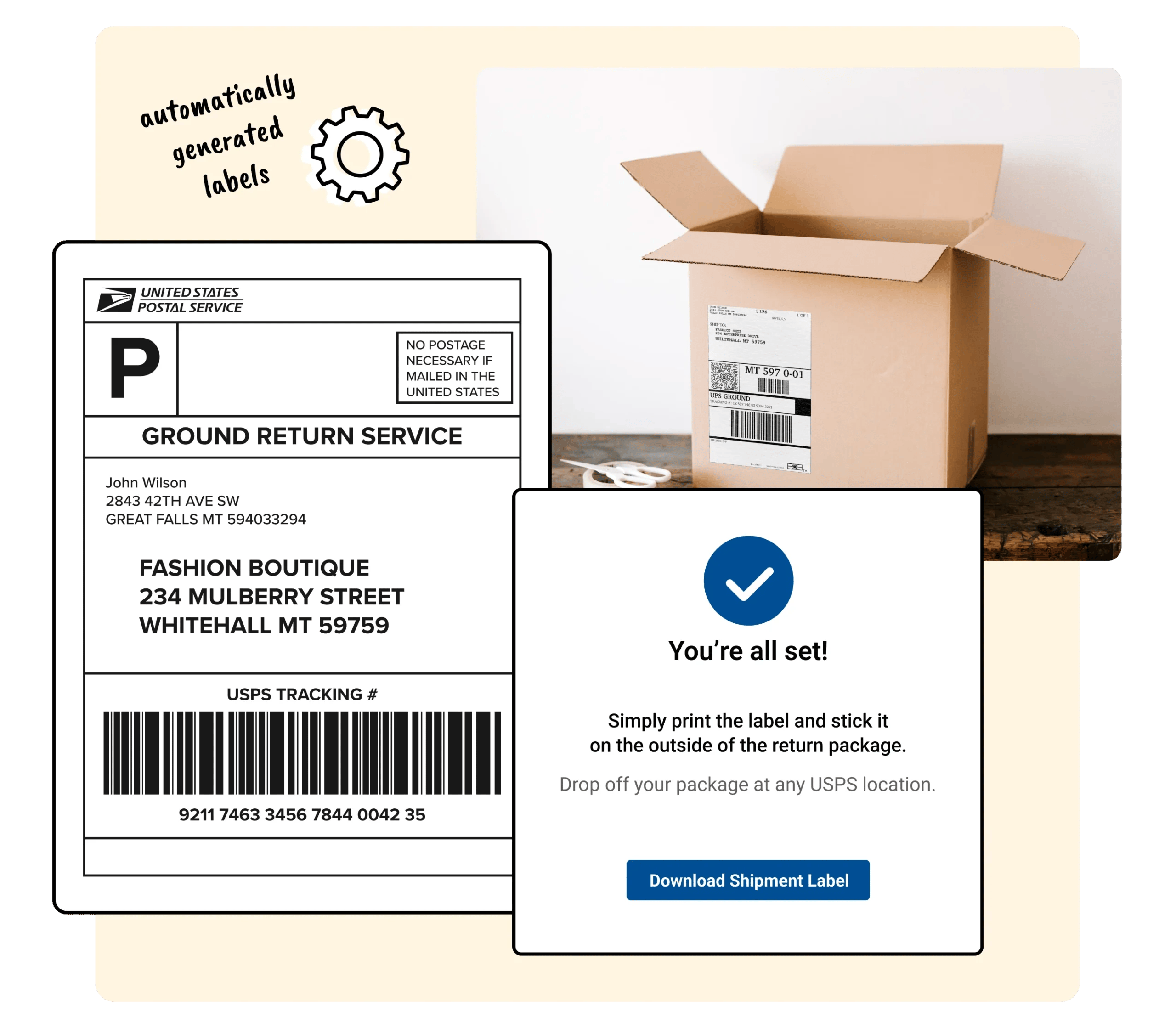 Online returns process comparison chart illustrating UK ecommerce return policy differences