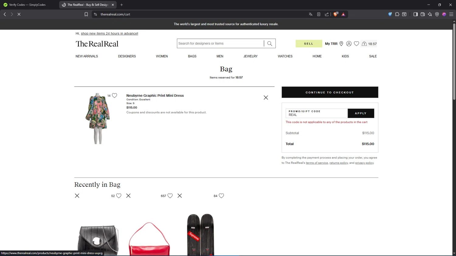 The RealReal coupon code tested September 2026 – Coupons Scout