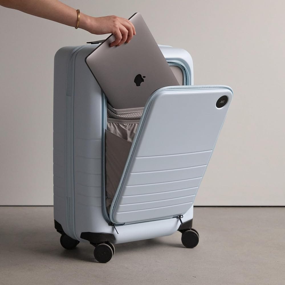 Monos Carry-On Pro Plus 23 inch hardside polycarbonate spinner suitcase with TSA lock