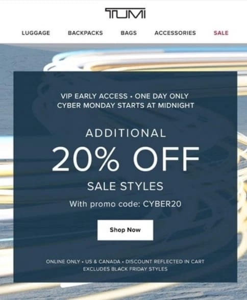 Tumi US coupon code tested September 2026 – Coupons Scout