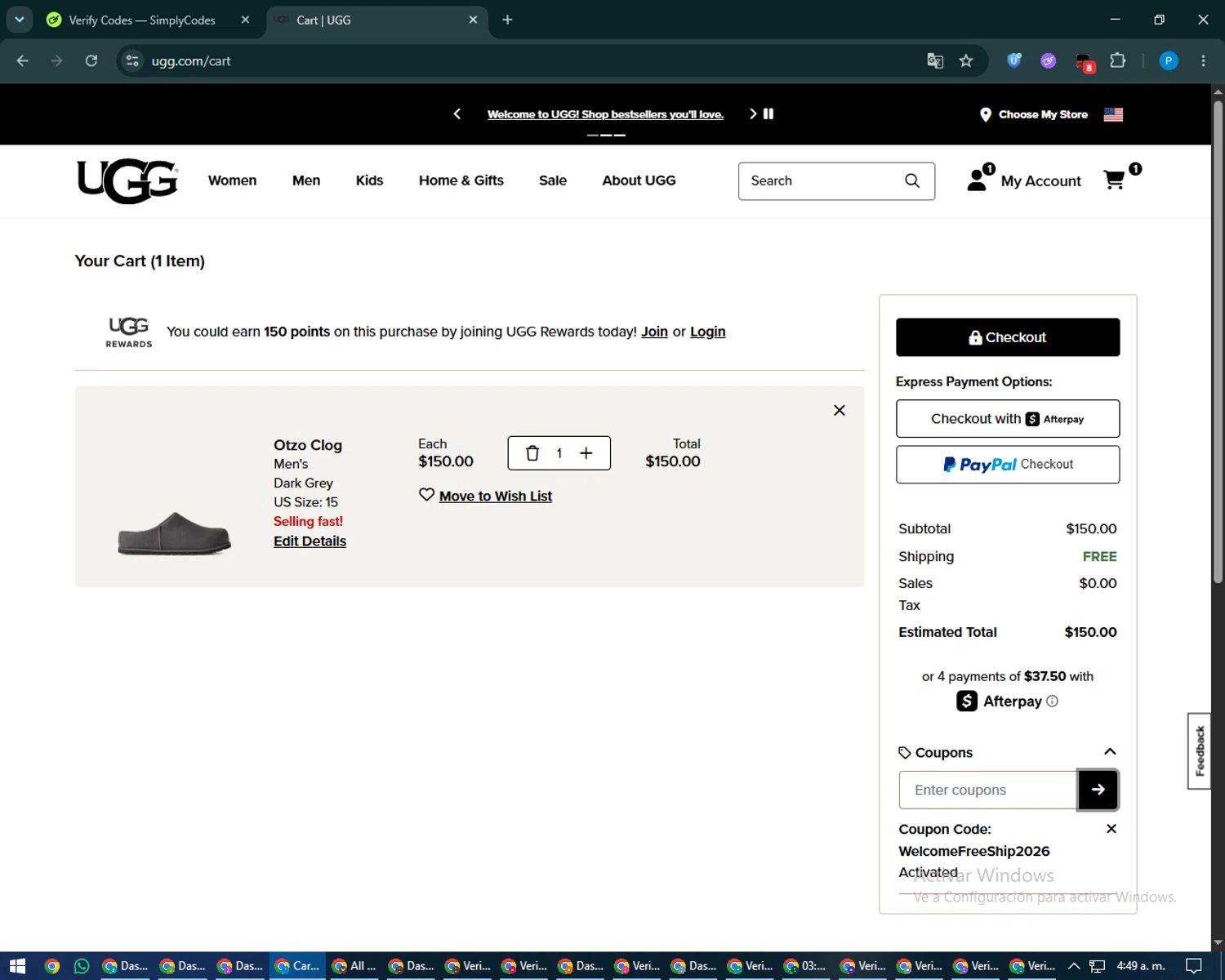 UGG coupon code tested July 2026 – Coupons Scout