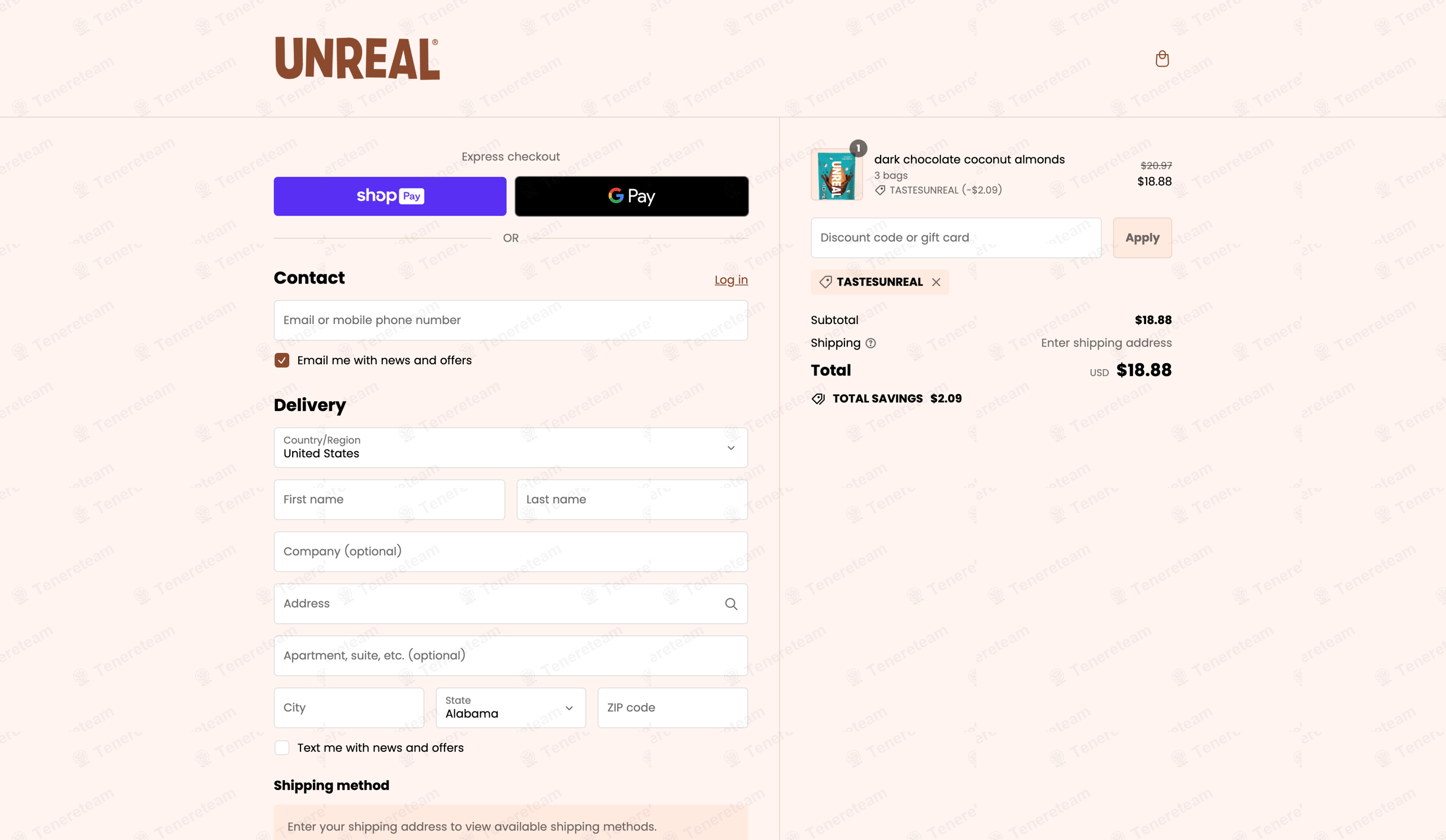 UNREAL Snacks coupon code tested September 2026 – Coupons Scout