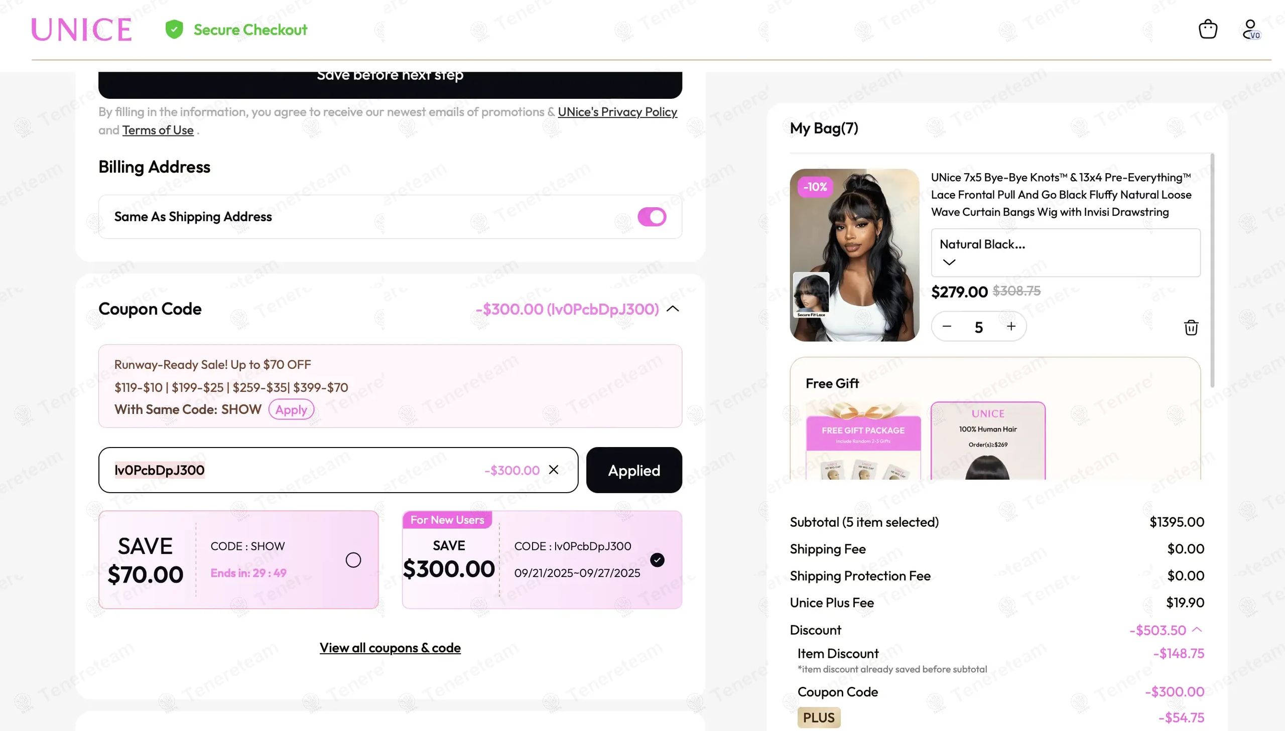 UNice coupon code tested September 2026 – Coupons Scout