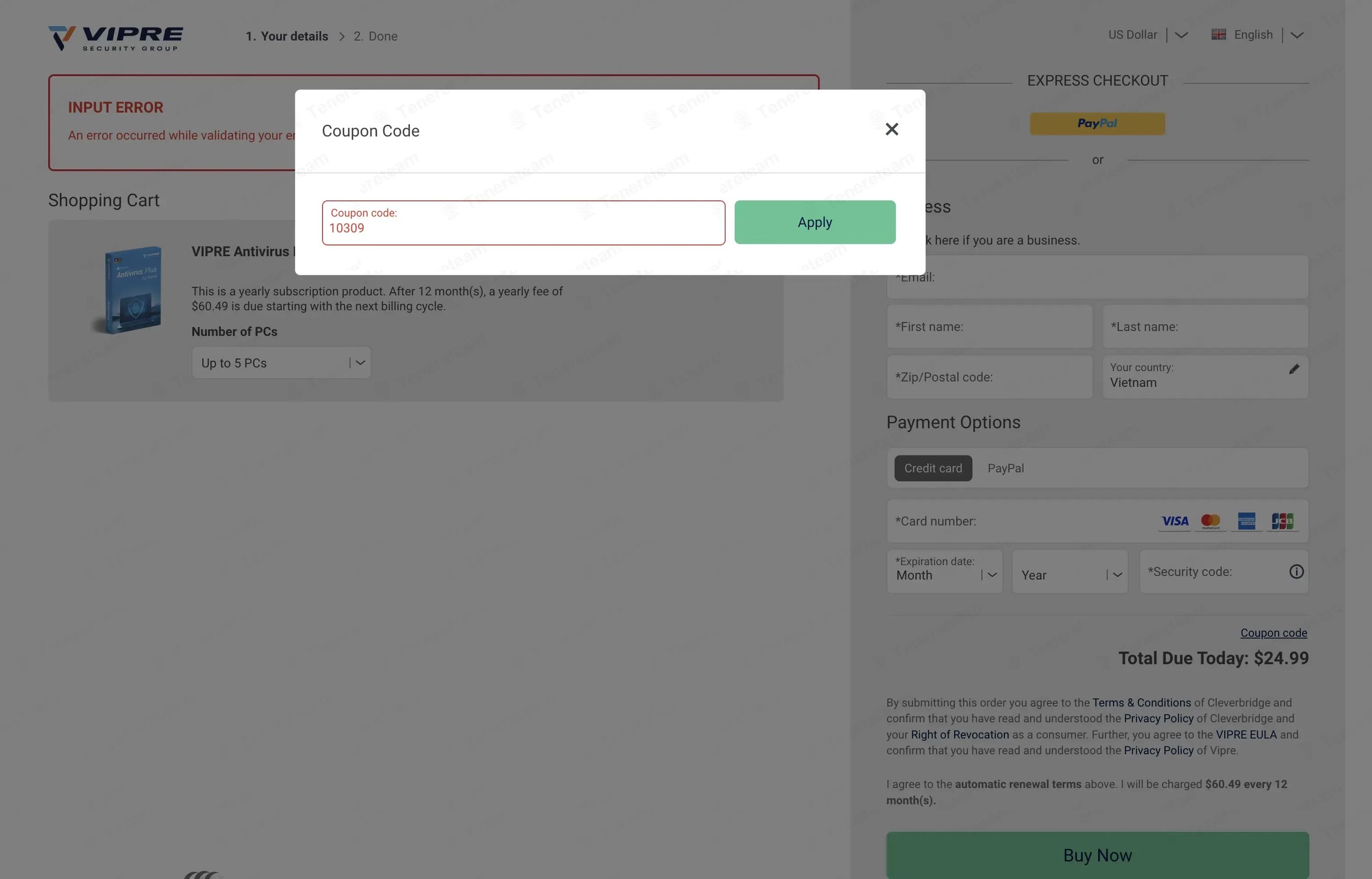 VIPRE coupon code tested July 2026 – Coupons Scout