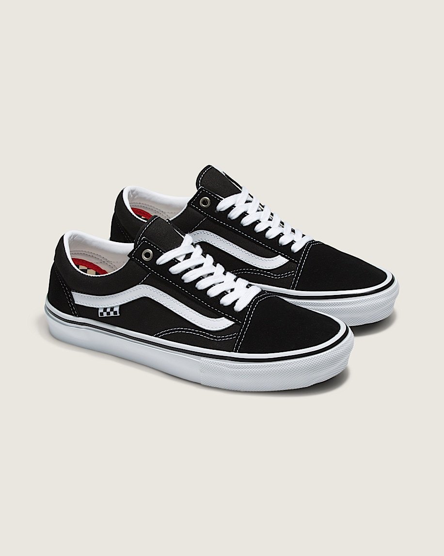 Vans Skate Old Skool black white shoes iconic vulcanized sole classic silhouette