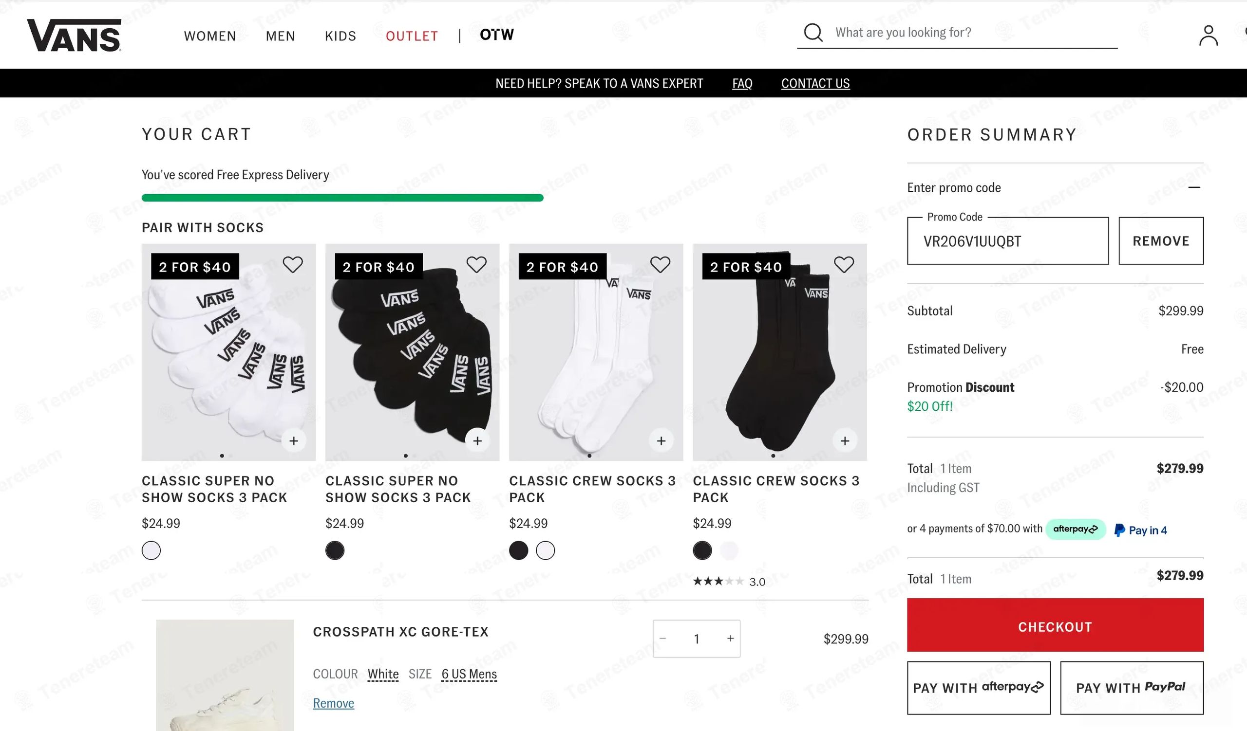 Vans.com coupon code tested July 2026 – Coupons Scout