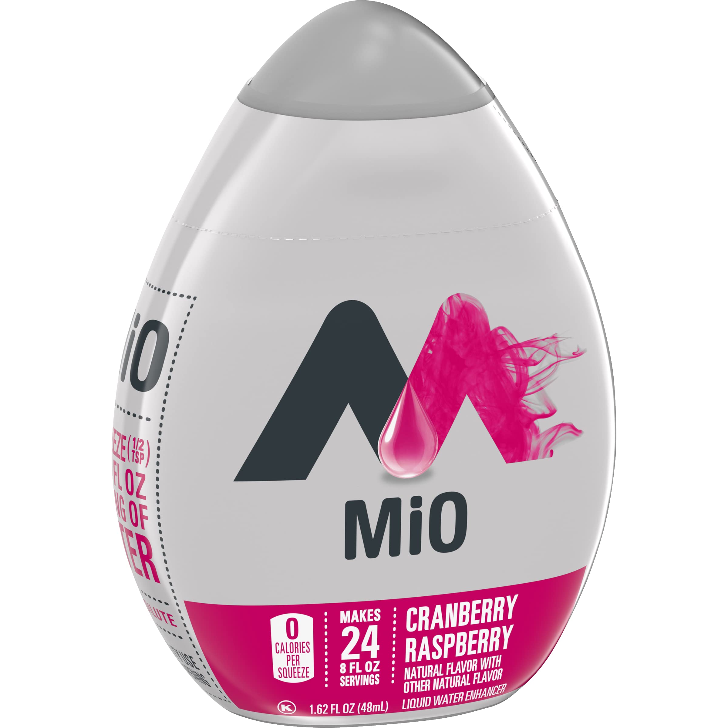 MiO liquid water enhancer cranberry raspberry sugar-free flavored drops bottle