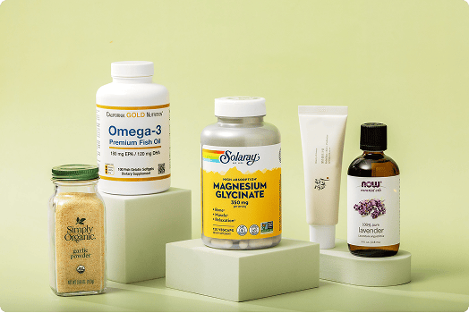 iHerb quality promise page featuring supplement testing standards and Canadian customer information