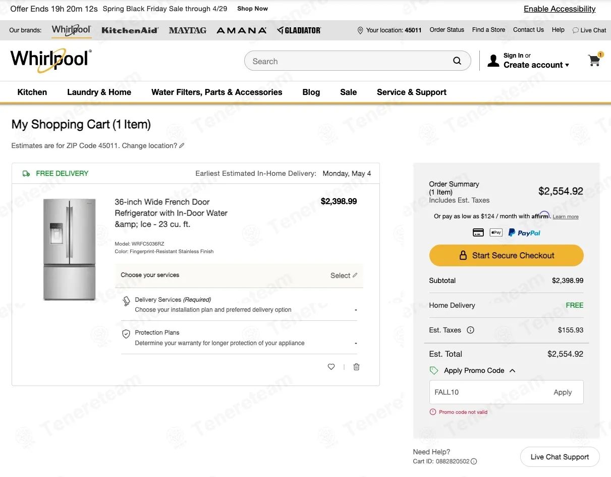 Whirlpool coupon code tested July 2026 – Coupons Scout