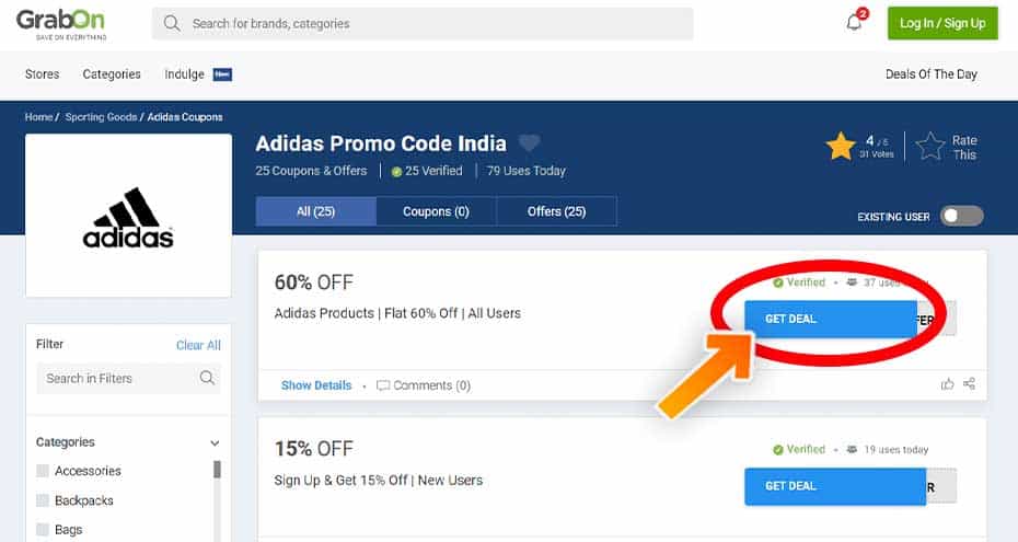 adidas India coupon code tested September 2026 – Coupons Scout