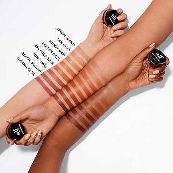 e.l.f. Putty Bronzer creamy pigmented formula compact for buildable bronzed glow
