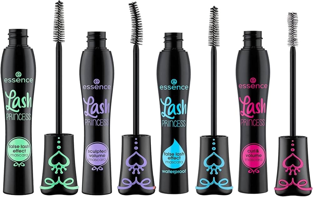 Essence Lash Princess Mascara set displayed as the brand's iconic hero product line