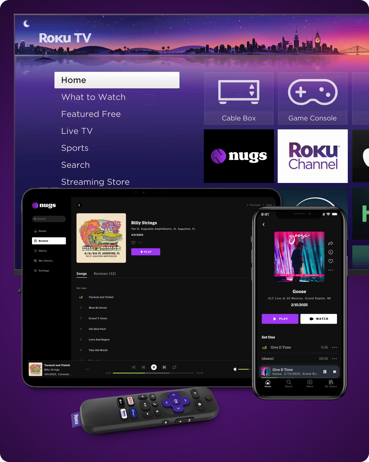 nugs.net official product July 2026