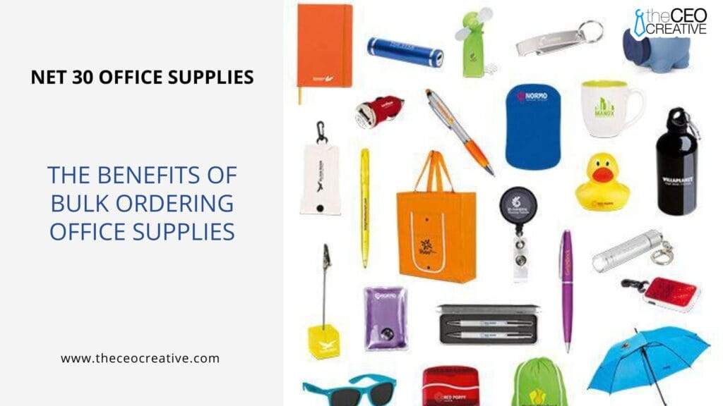 Bulk ordering office supplies for business procurement