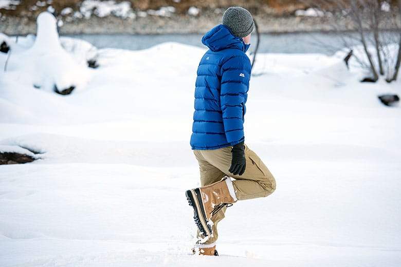 Sorel Caribou heavy duty waterproof winter snow boot with rubber shell for deep snow conditions