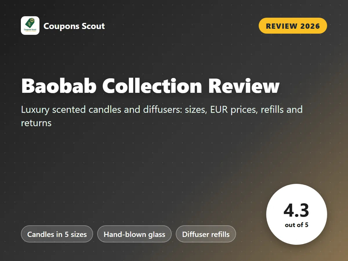 Baobab Collection review 2026 cover with score 4.3 out of 5 by Coupons Scout