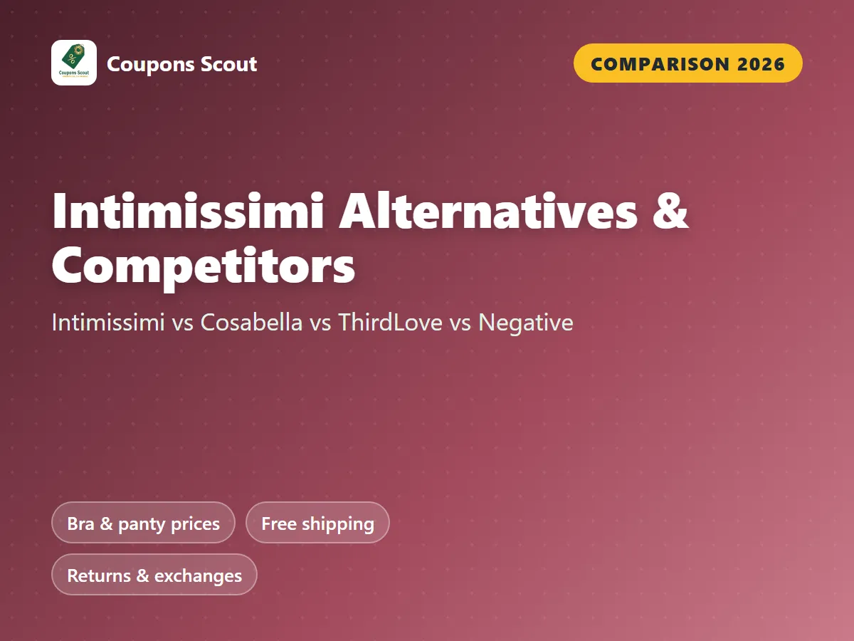Intimissimi vs Cosabella vs ThirdLove vs Negative Underwear comparison cover for 2026 by Coupons Scout